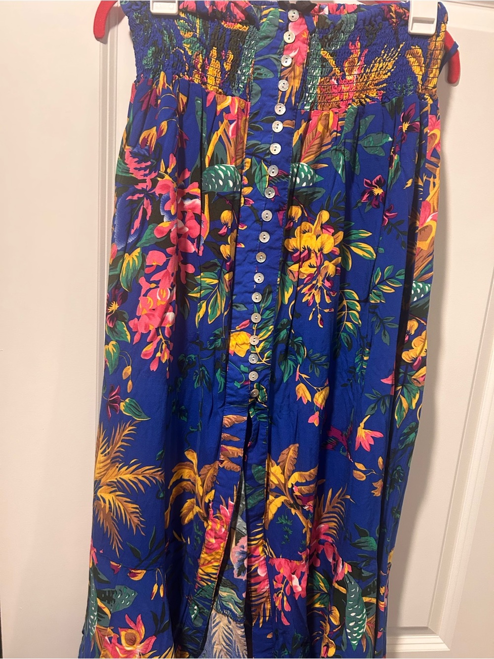 Floral Blue Matching Shirt/Shirt Large - Picture 4 of 4